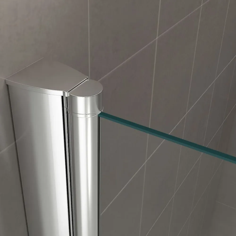Saniverre Porte de douche GINA H.180 réglable de 96 à 100 cm verre 6 mm transparent -