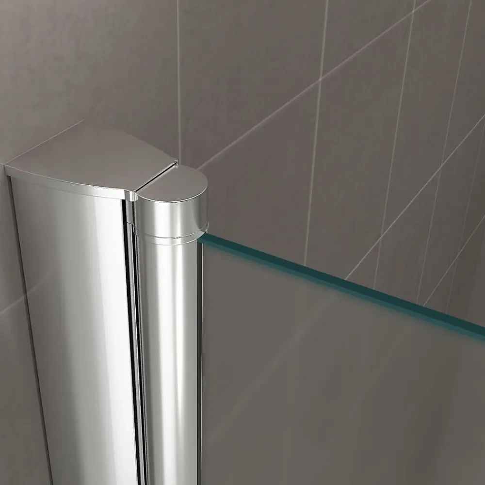 Porte De Douche|Saniverre Porte de douche GINA H.180 réglable de 76 à 80 cm verre 6 mm opaque -