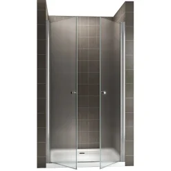 Porte De Douche|Saniverre Porte de douche GINA H.180 réglable de 76 à 80 cm verre 6 mm opaque -