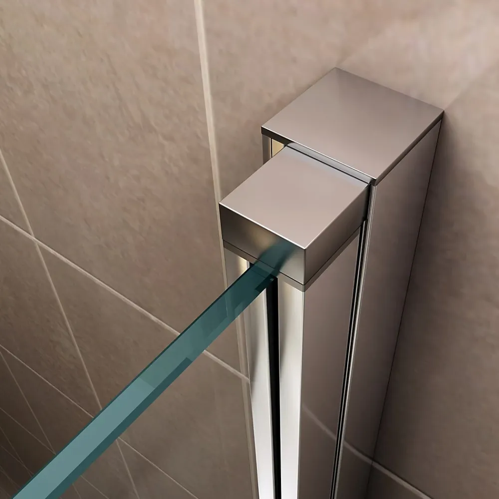 Porte De Douche|Saniverre Porte de douche KAYA H.180 réglable de 74 à 77 cm verre 6 mm semi-opaque -