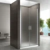 Porte De Douche|Saniverre Porte de douche KAYA H.180 réglable de 92 à 95 cm verre 6 mm opaque -