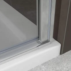 Porte De Douche|Saniverre Porte de douche KIMI H.180 largeur réglable 70 à 73 cm verre transparent -