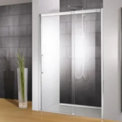 Porte De Douche|Schulte Porte de douche ouverture droite transparent 140 cm, Manhattan