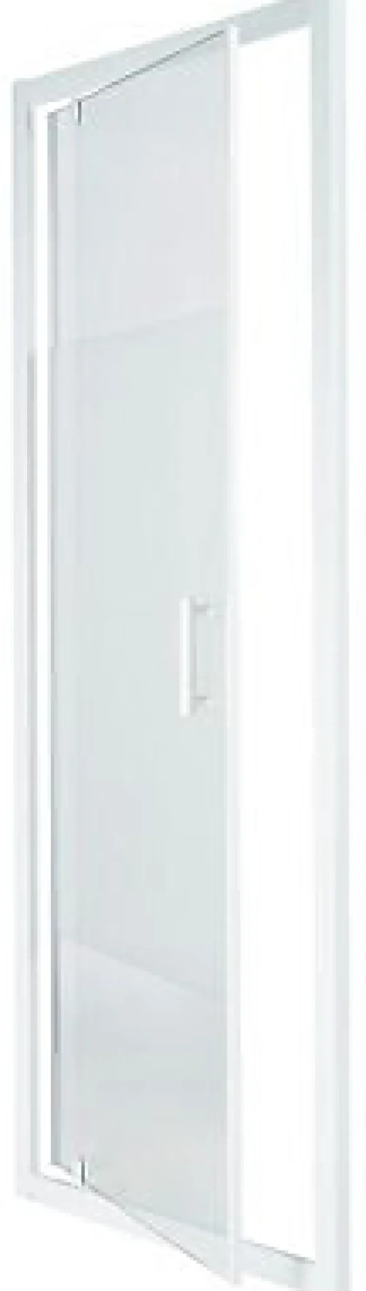 Porte De Douche|Cooke & Lewis Porte de douche pivotante Onega sérigraphié 90 cm