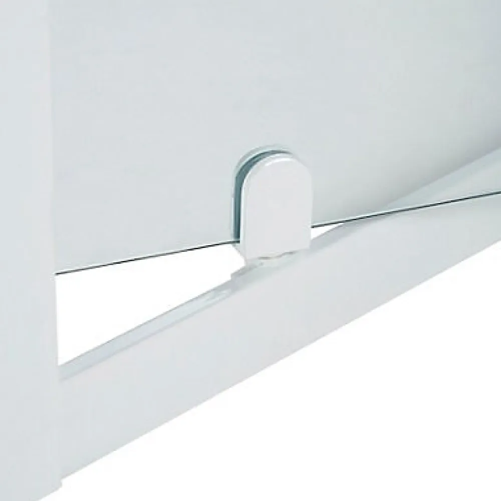 Porte De Douche|Cooke & Lewis Porte de douche pivotante Onega sérigraphié 90 cm