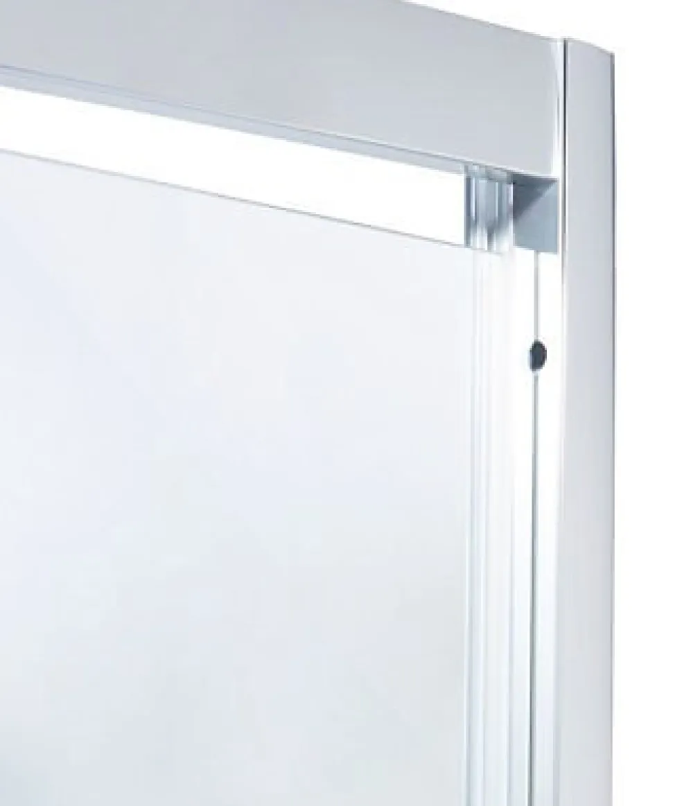Cooke & Lewis Porte de douche pivotante Onega transparente 90 cm