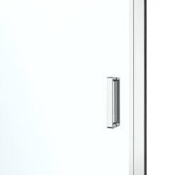 Porte De Douche|GoodHome Porte de douche pivotante l.70 x H.195 cm, verre transparent, profilés alu chrome, Ledava
