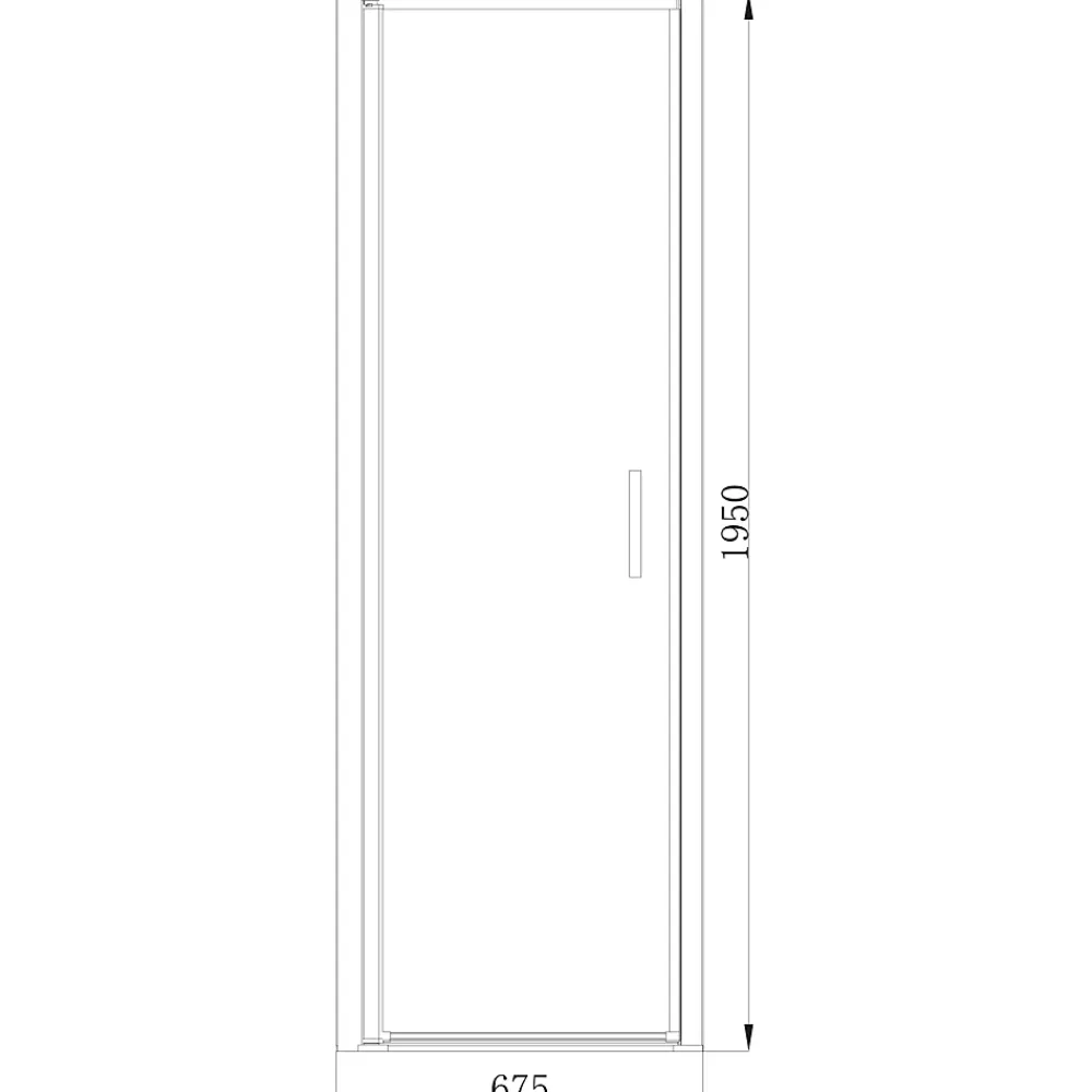 Porte De Douche|GoodHome Porte de douche pivotante l.70 x H.195 cm, verre transparent, profilés alu chrome, Ledava