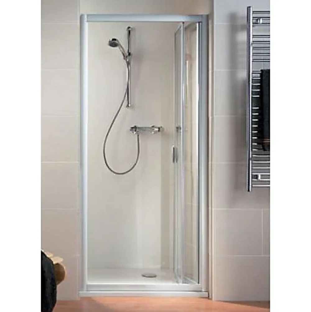 Schulte Porte de douche pliante 80 cm blanc, Phoenix