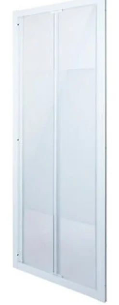 Cooke & Lewis Porte de douche pliante Onega sérigraphié 80 cm