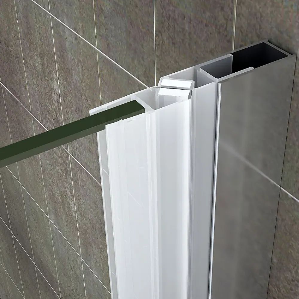 Porte De Douche|Saniverre Porte de douche pliante MONA H.195 - largeur réglable de 76 à 80 cm verre transparent -