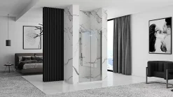 Porte De Douche|Rea Porte De Douche Molier 80 Chrome + Profilé