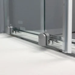Kiamami Valentina Porte De Douche Rectangulaire 70X90 Cm Avec Verre Clair Et Profilés En Aluminium - Giada