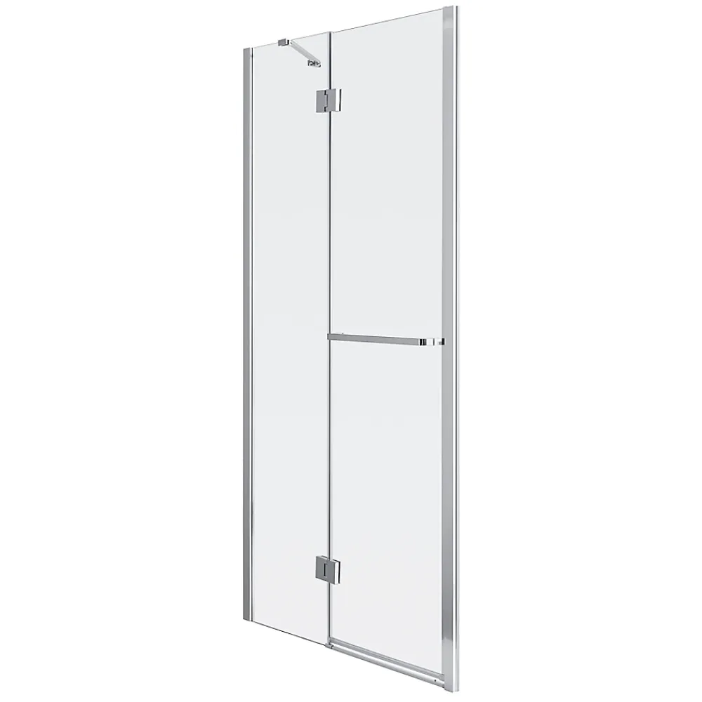 Porte De Douche|GoodHome Porte de douche semi pivotante Naya transparent 120 cm