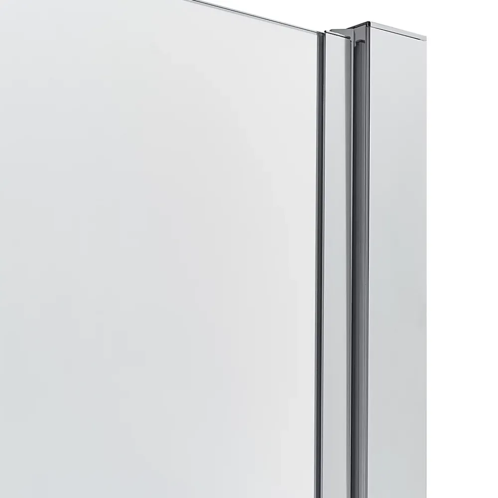 Porte De Douche|GoodHome Porte de douche semi pivotante Naya transparent 120 cm