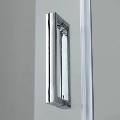 Kiamami Valentina Porte De Douche 80X80 Transparente Portes Coulissantes Profilés Chromés - Giada