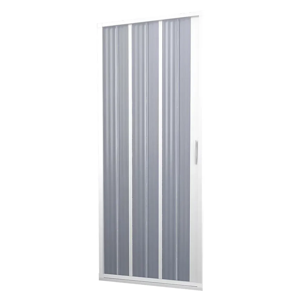 Forte Porte Paroi de douche en PVC 80CM H185 pliante avec ouverture latérale couleur Blanche mod. Flex