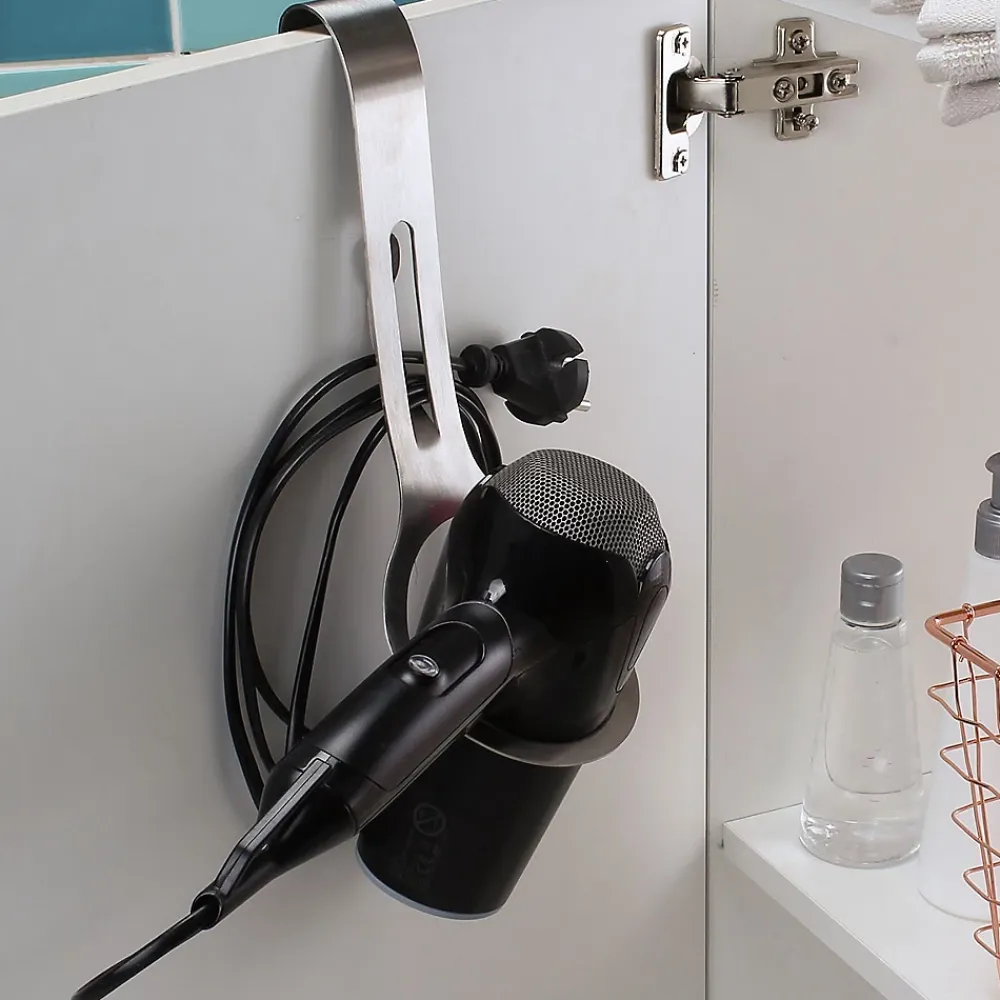 Etagère Salle De Bains|Calicosy Porte sèche cheveux à suspendre
