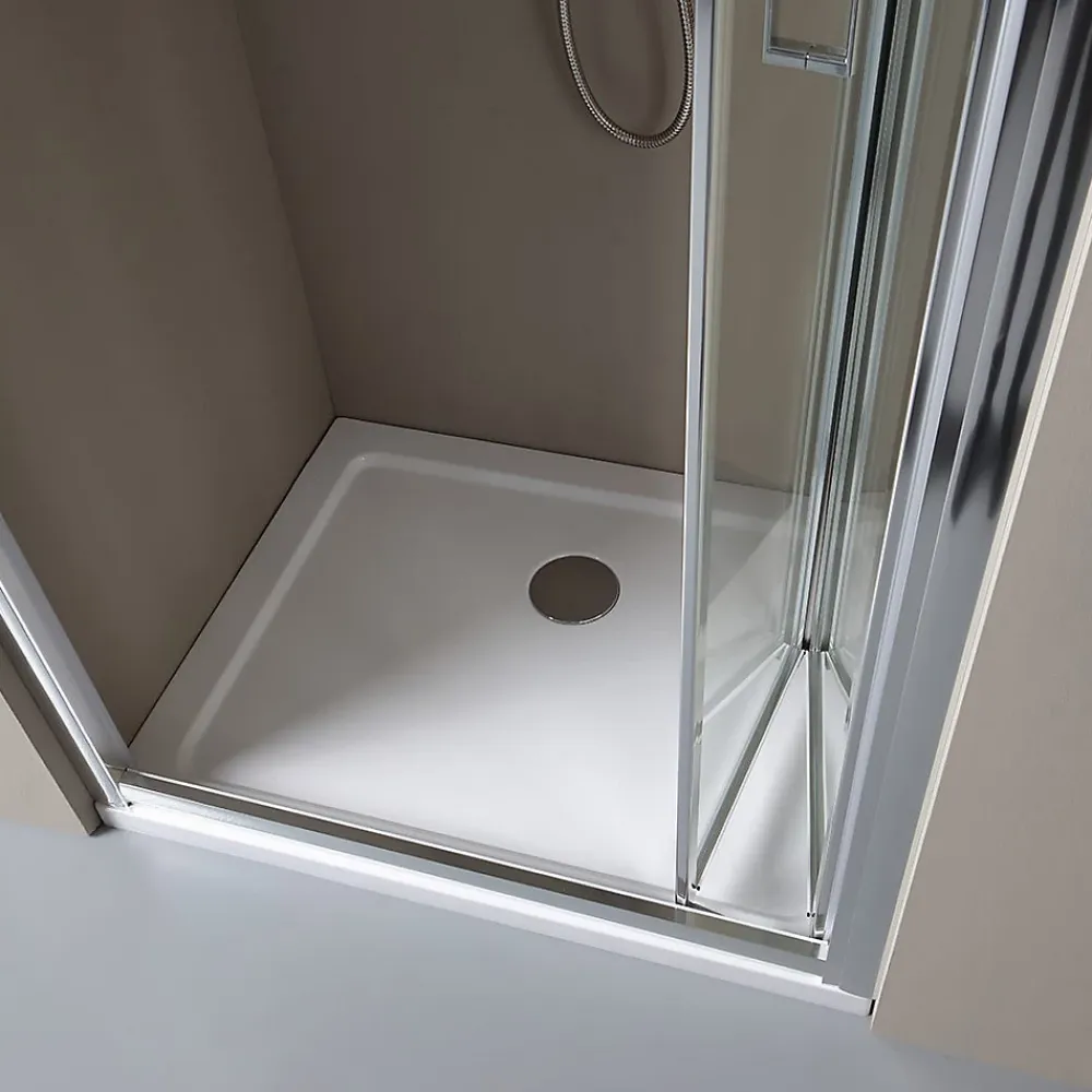 Porte De Douche|Kiamami Valentina Porte-niche pour douche avec 2 portes à ouverture à livre de 85cm - soffio