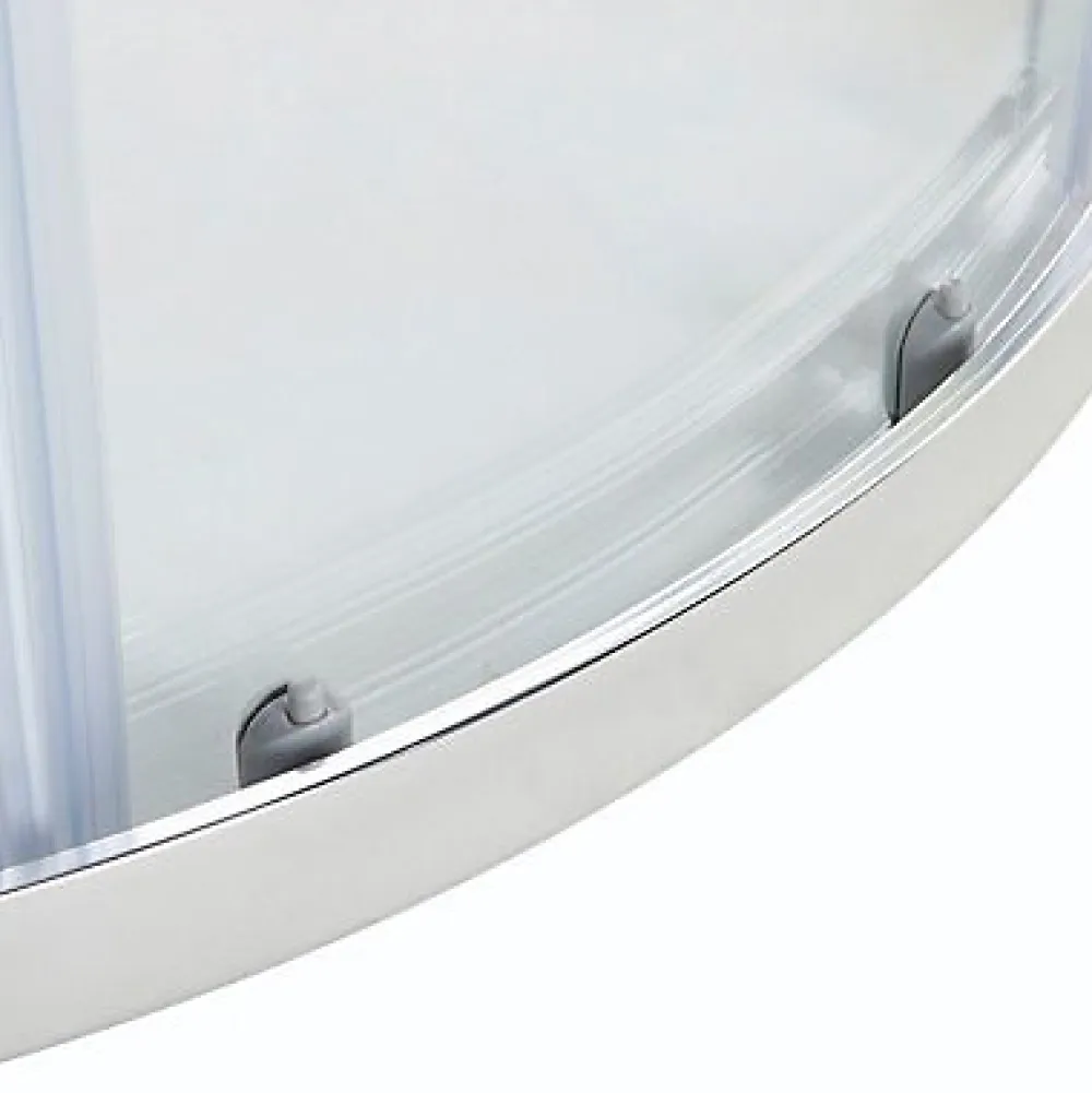 Porte De Douche|Cooke & Lewis Portes de douche angle circulaire Onega transparent 80 x 80 cm