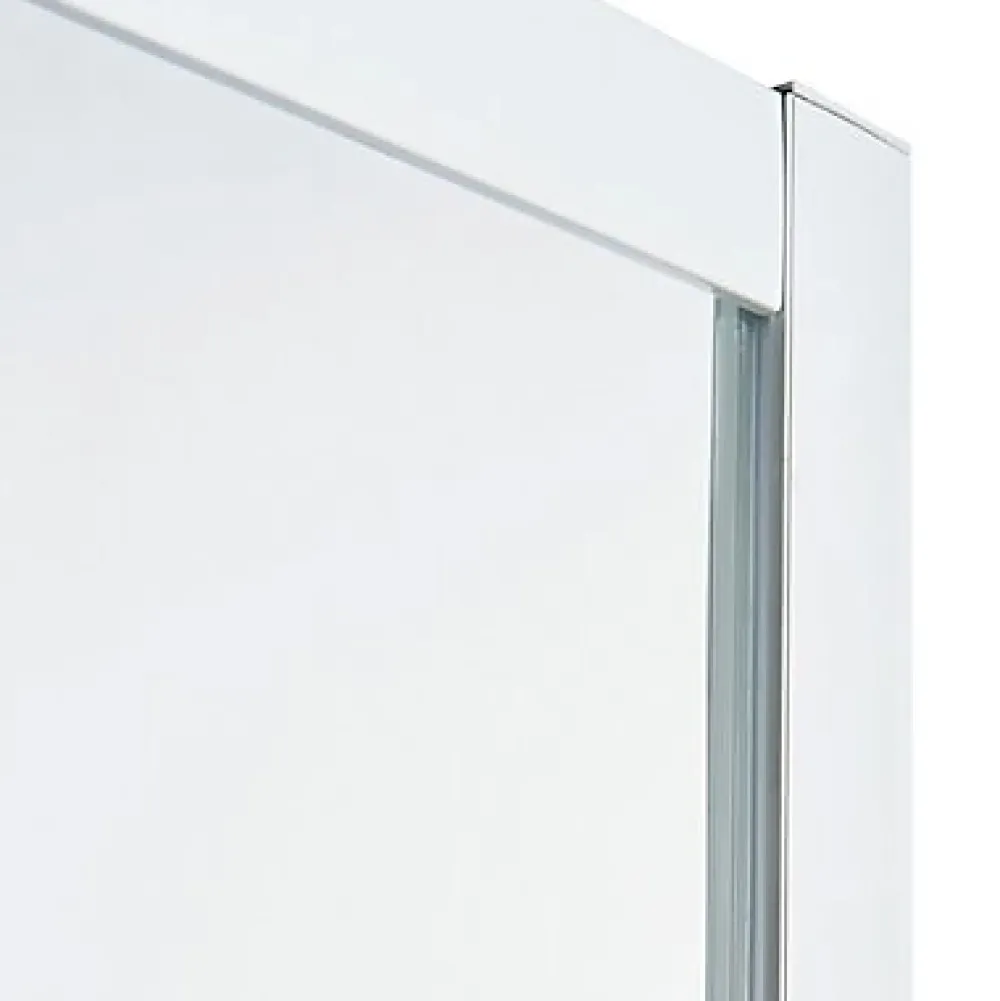 Cooke & Lewis Portes de douche angle circulaire Onega sérigraphié 80 x 80 cm