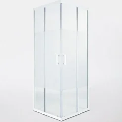 Porte De Douche|Cooke & Lewis Portes de douche angle droit Onega sérigraphié 90 x 90 cm