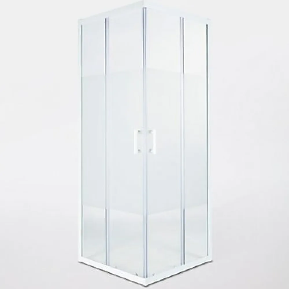 Porte De Douche|Cooke & Lewis Portes de douche angle droit Onega sérigraphié 90 x 90 cm