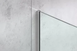 Panneau Mural De Salle De Bains|Ilcom Profil de douche LM en acier inoxydable Argent satiné - 11mm x 2440mm x 0,65 ep.