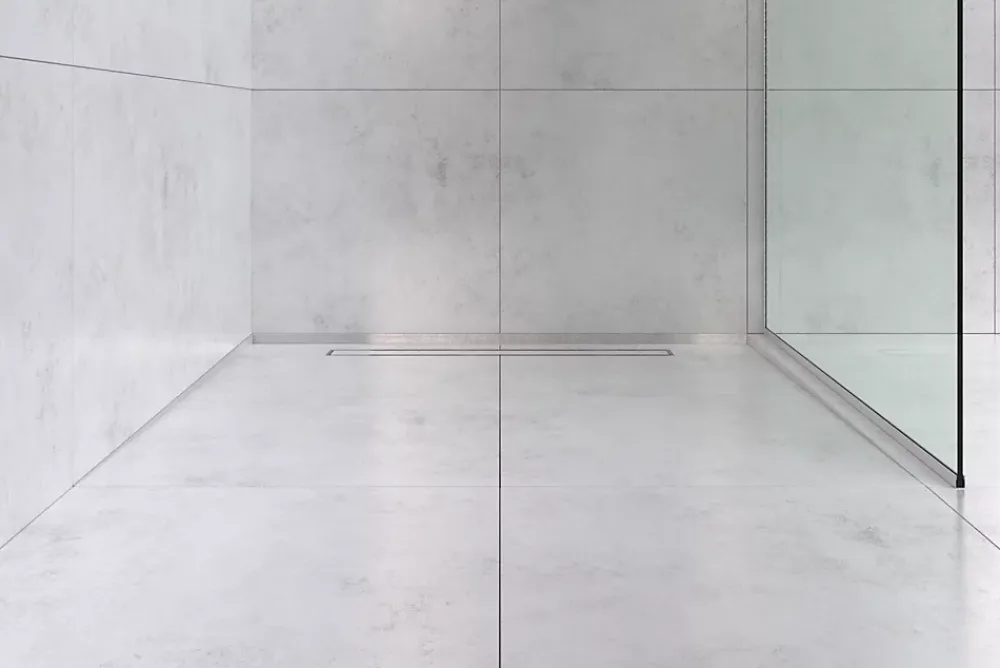 Panneau Mural De Salle De Bains|Ilcom Profil de douche LM en acier inoxydable Argent satiné - 11mm x 2440mm x 0,65 ep.
