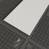 Tecnoprofils Profil Plat PVC 100 mm - Longueur 2.60 m - Lot de 5