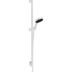 Hansgrohe Pulsify Select S Set de douche 105 3 jets Relaxation avec barre C 90 cm blanc mat 24170700