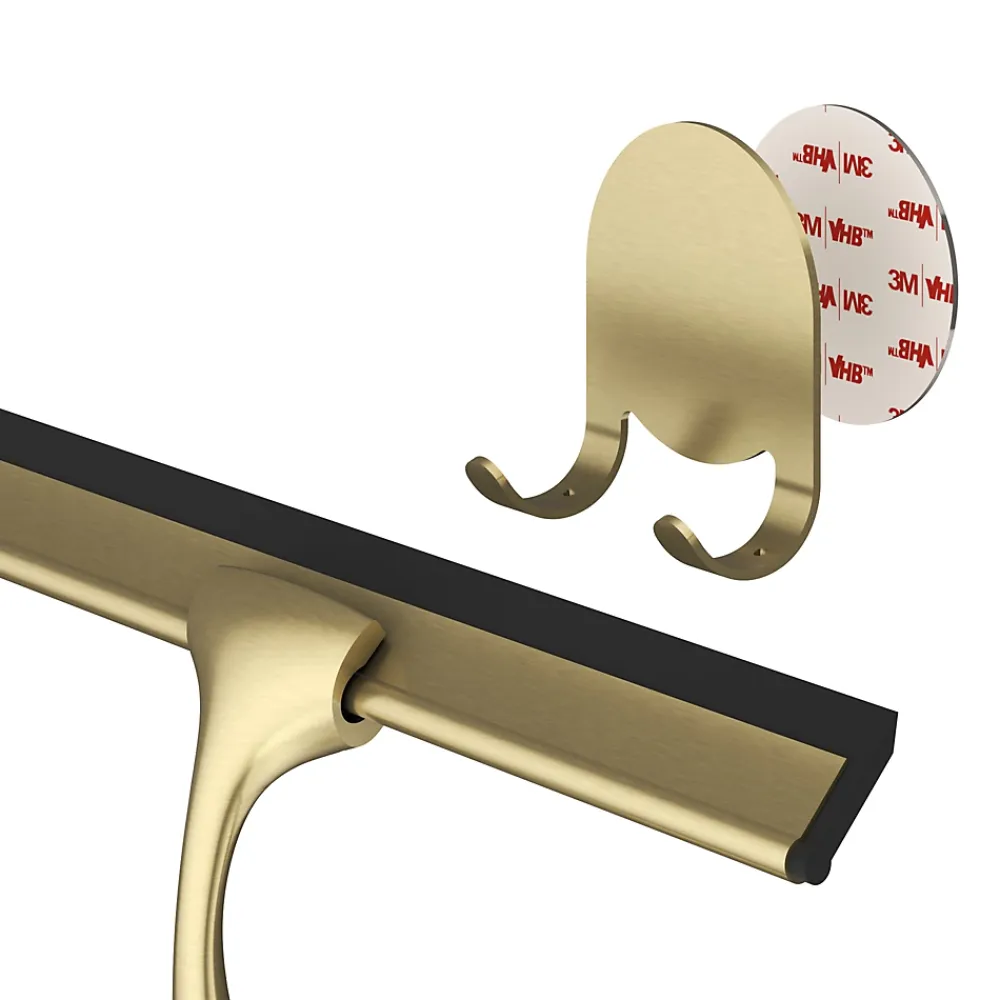 GoodHome Raclette de douche + support or Cavally