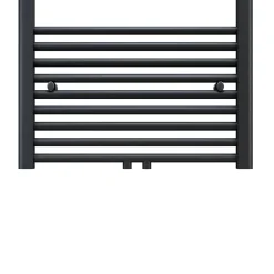 Sèche-Serviettes Mixte|Sirhona Radiateur à eau chaude Salle de bain Sèche-serviettes 1800x400x30mm - Vertical -Gris