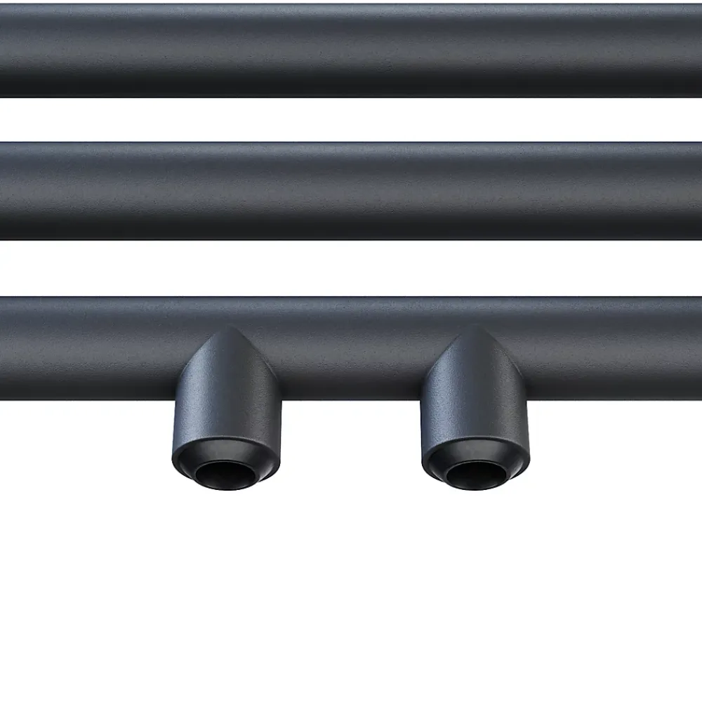 Sèche-Serviettes Mixte|Sirhona Radiateur à eau chaude Salle de bain Sèche-serviettes 1800x400x30mm - Vertical -Gris