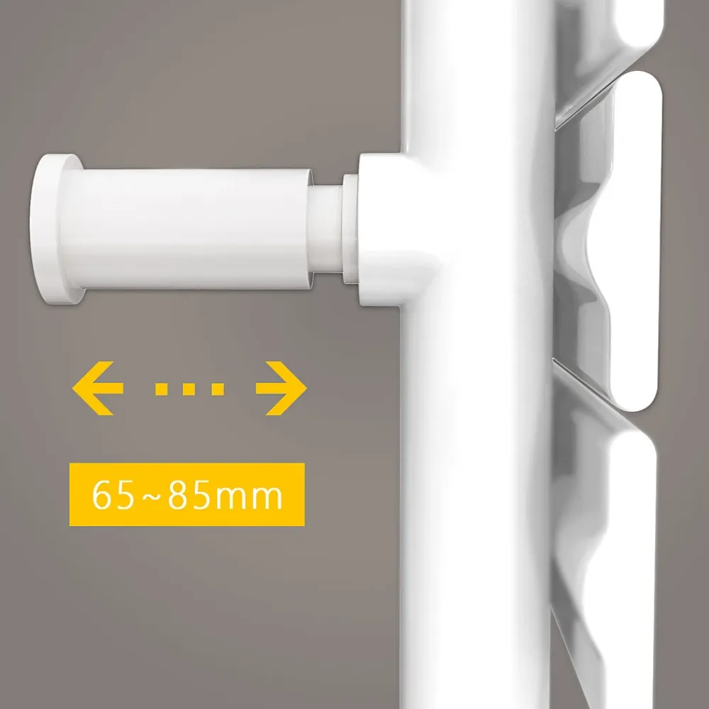 Sirhona Radiateur à eau chaude Salle de bain Sèche-serviettes 1000x500x62mm - Vertical -Blanc