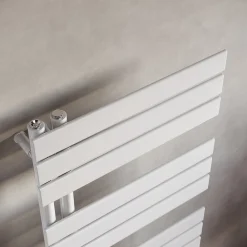 Sirhona Radiateur à eau chaude Salle de bain Sèche-serviettes 760x400x62mm - Vertical -Blanc