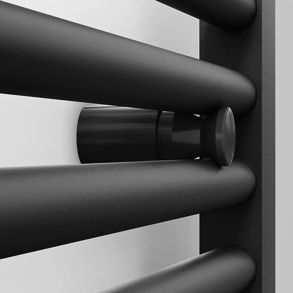 Sèche-Serviettes Mixte|Sirhona Radiateur à eau chaude Salle de bain Sèche-serviettes 1800x500x30mm - Vertical -Gris