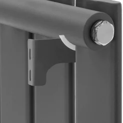Luxebath Radiateur à Panneaux Design Stella, 1800 x 480 mm, Anthracite, avec Connexion Central, Plat, Vertical, Monocouche