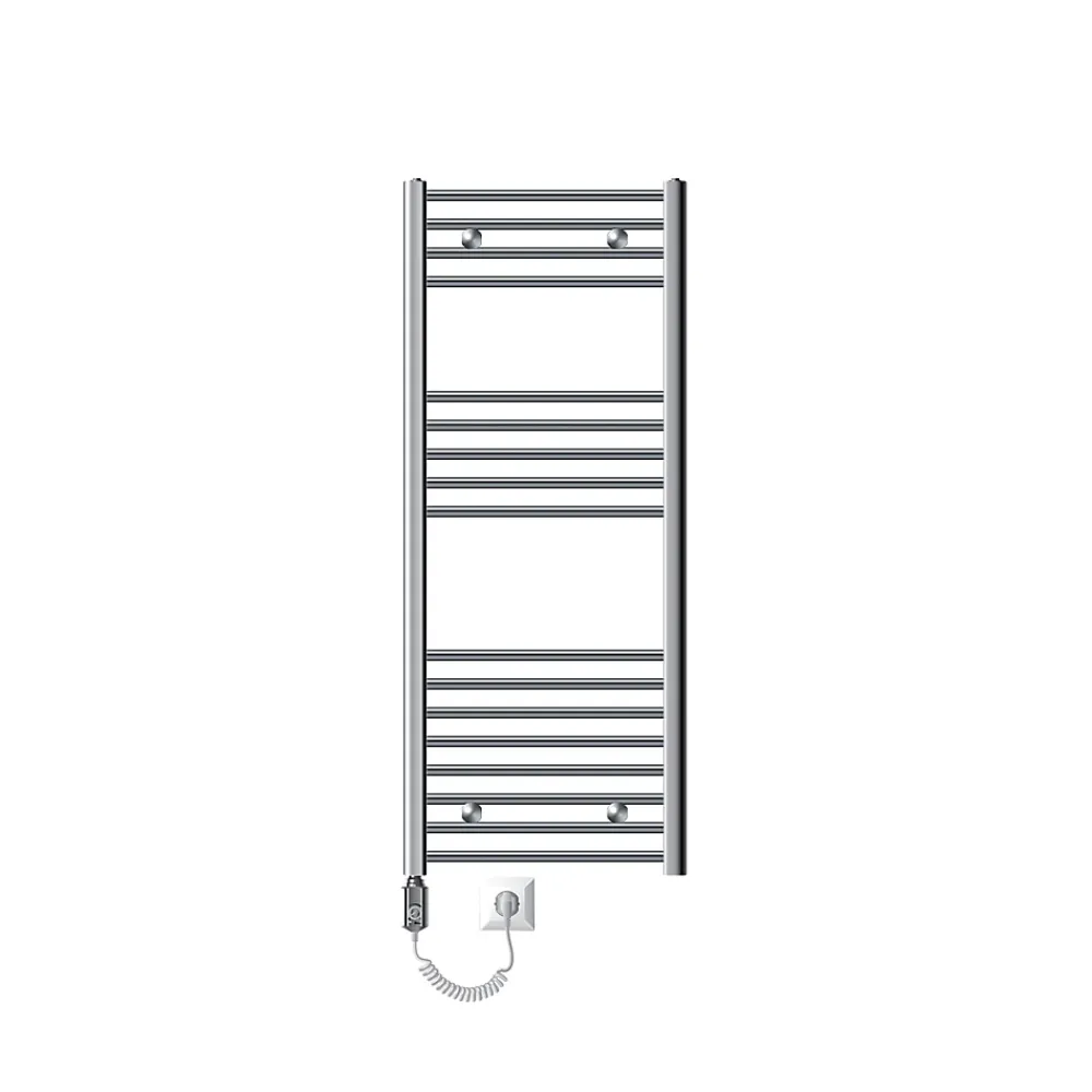 Luxebath Radiateur de Salle de Bain Electrique, Chrome, Elément Chauffant 900W