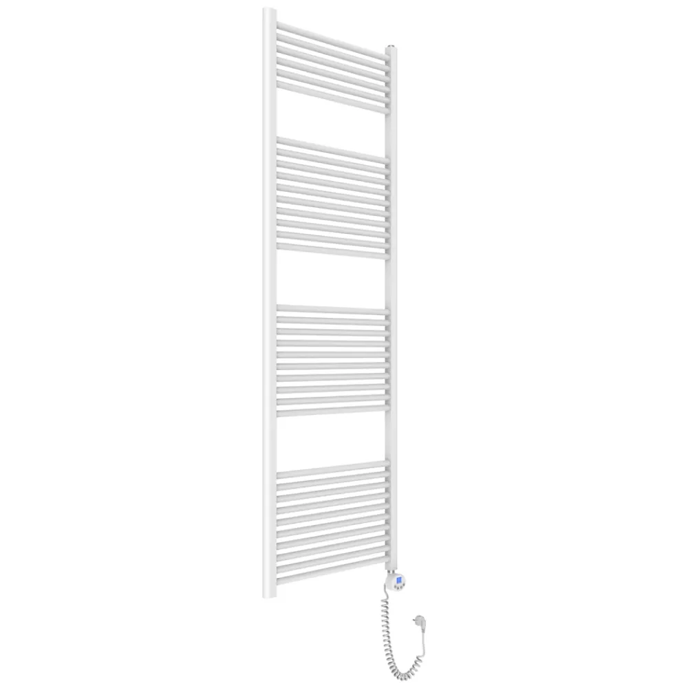 Kiamami Valentina Radiateur De Salle De Bain Avec Thermostat Réglable 60X180 Blanc