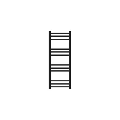Luxebath Radiateur de Salle de Bain Design Sahara, 300 x 800 mm, Noir Mat, Forme Droite