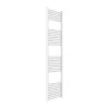Kiamami Valentina Radiateur De Salle De Bain Sèche-Serviettes 45X180 33 Tubes En Acier Blanc