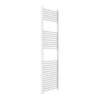 Sèche-Serviettes Eau Chaude|Kiamami Valentina Radiateur De Salle De Bain Porte-Serviettes En Acier Blanc 45X150 Avec 30 Tubes Horizontaux