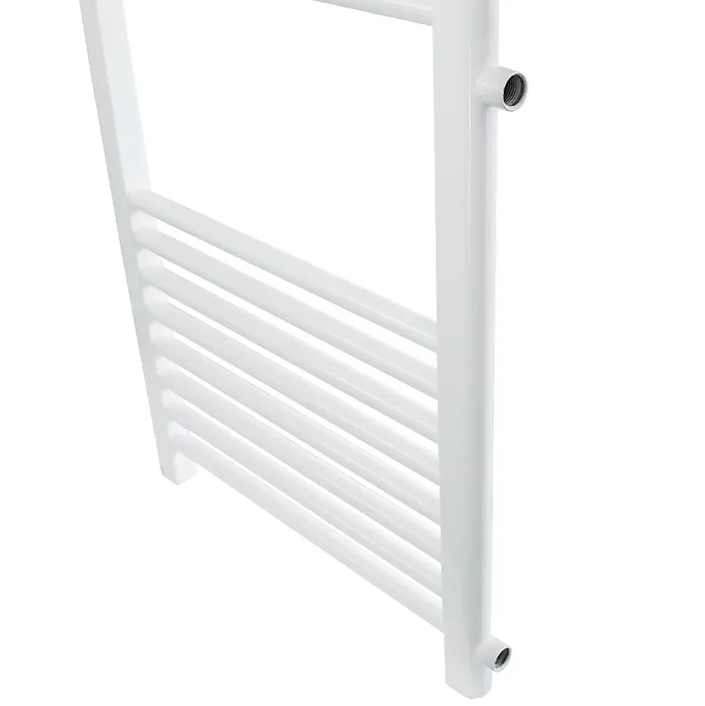 Luxebath Radiateur Design Sahara - 600 x 1200 mm - Blanc - avec Raccord Latéral 500 mm - Sèche-Serviettes Rénovation pour Salle de Bain