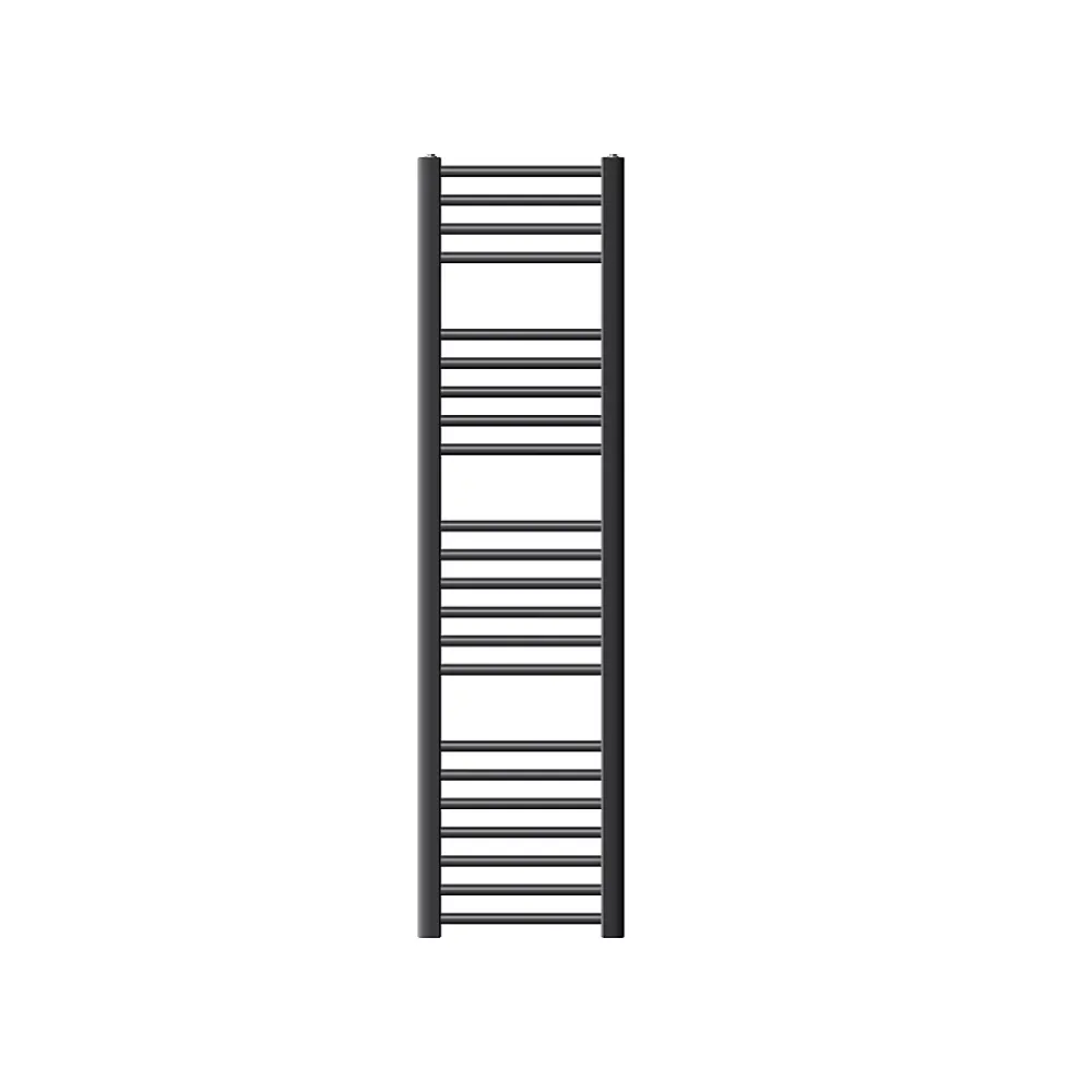 Luxebath Radiateur Design Sahara - 300 x 1400 mm - Anthracite - Connexion Latéral - Forme Droit - avec Kit de Montage Mural