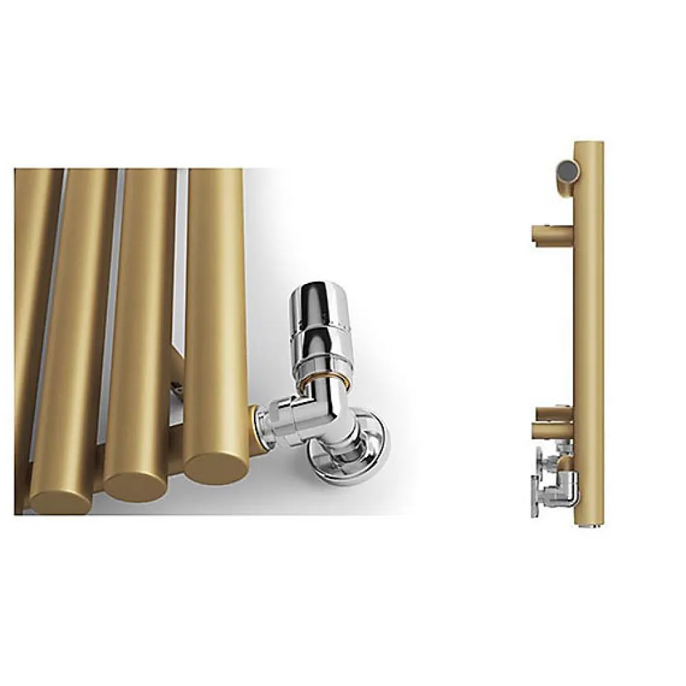 Matisere Radiateur doré mixte de 600mm de haut et 790mm de large - 602 Watt - TUN600/790VWSY7BRA