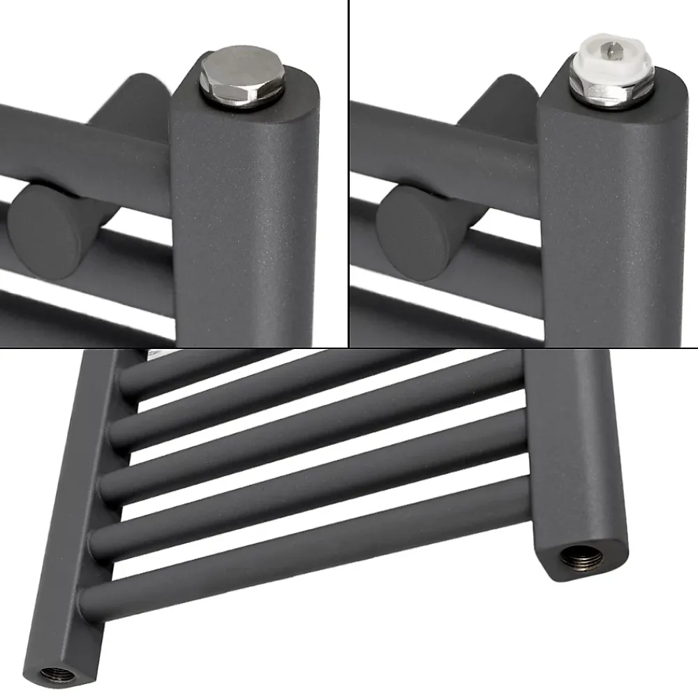 Sèche-Serviettes Mixte|ECD Germany Radiateur Electrique avec Element Chauffant 1200W - 600x1800 mm