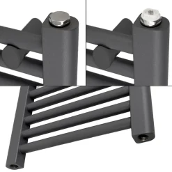 Sèche-Serviettes Mixte|Luxebath Radiateur Electrique Sahara 400x1500mm, Anthracite