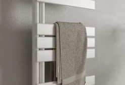 Sèche-Serviettes Mixte|Bernstein Radiateur et sèche-serviettes design D16W, raccord gauche ou droite - blanc - 160x50cm, kit connexion blanc