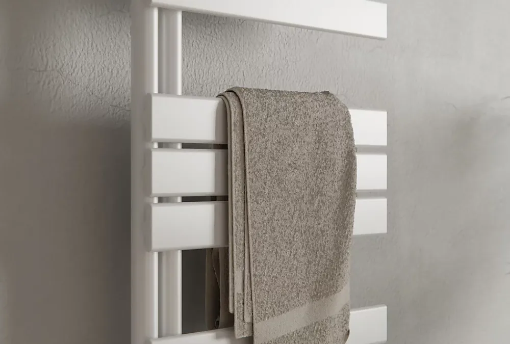 Bernstein Radiateur et sèche-serviettes design D16W, raccord gauche ou droite - blanc - 160x60cm, Sans kit de connexion